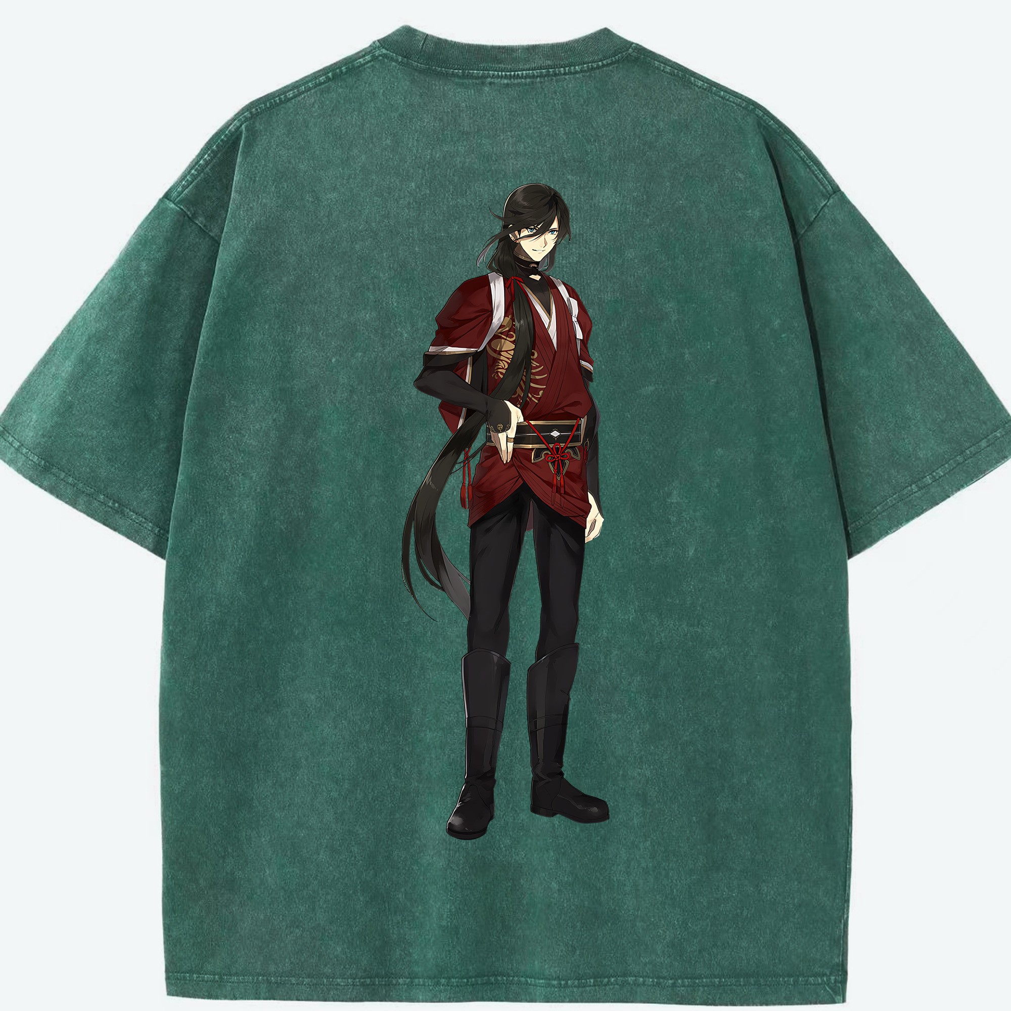 （画像用） 刀剣乱舞 Touken Ranbu 綿100% ヴィンテージ風 半袖Tシャツ（背面プリント）